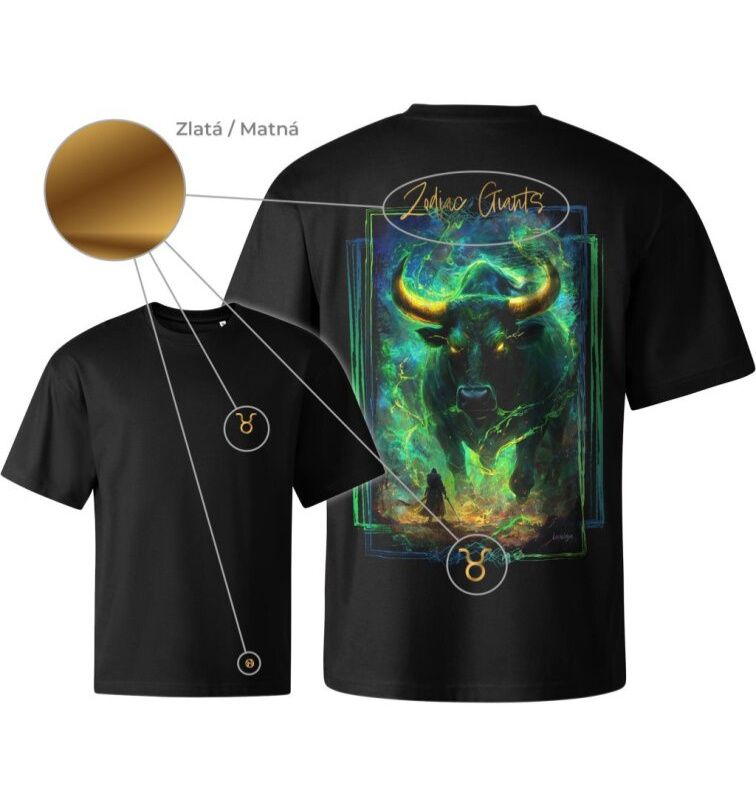 Tričko unisex Creator - Zodiac Giants / Býk