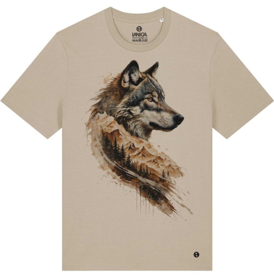 Tričko unisex Creator - Říše zvířat / Vlk