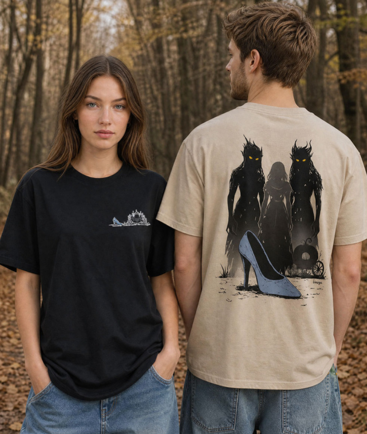 Tričko unisex Creator - Temné pohádky / Popelka