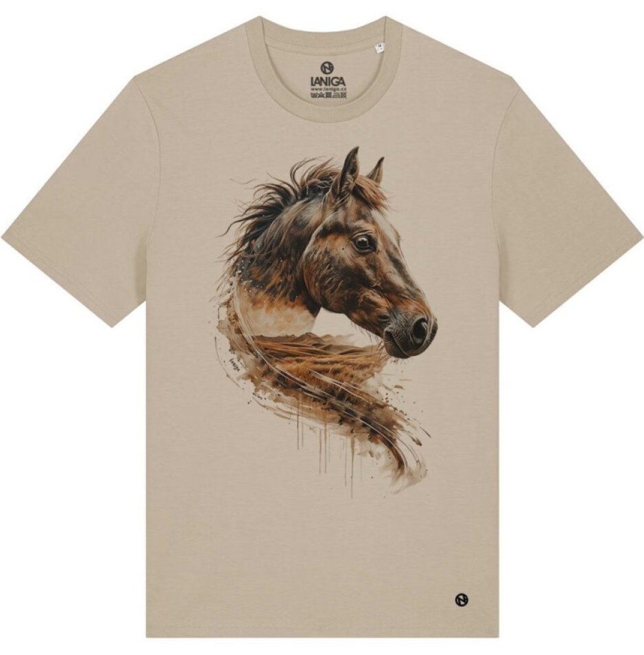 Tričko unisex Creator - Říše zvířat / Divoký kůň
