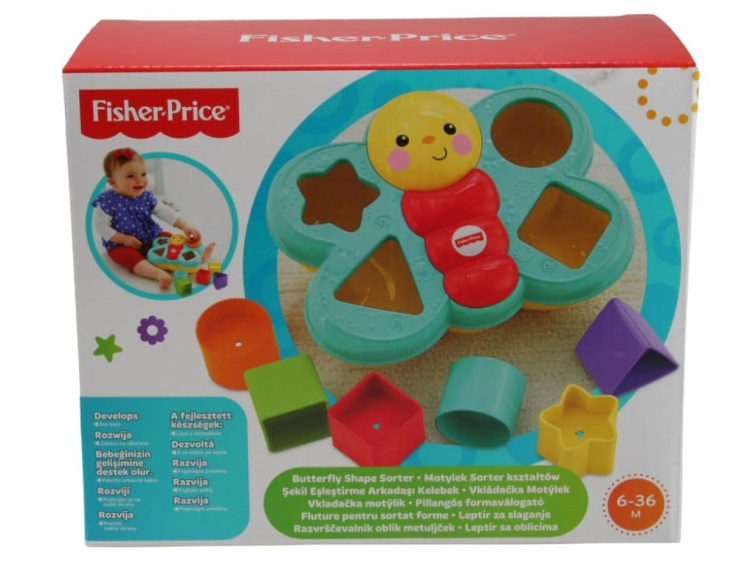 Fisher Price motýlek - učíme se tvary!