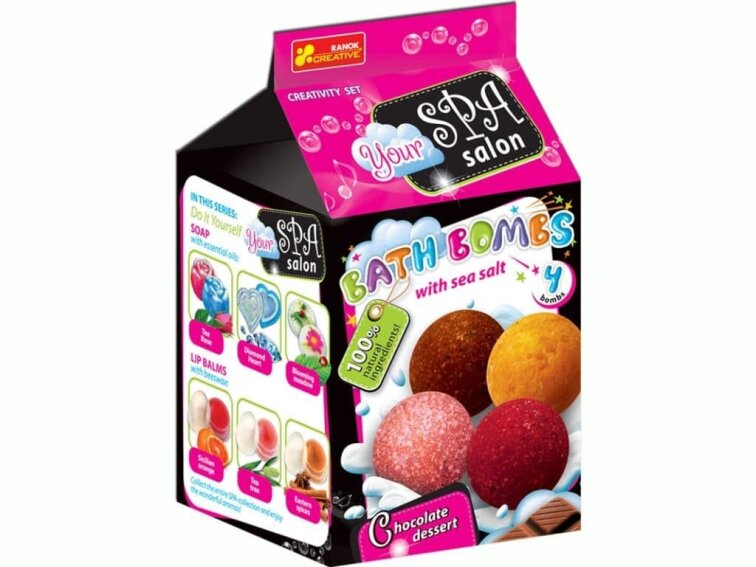 Výroba koupelových bomb - čokoláda