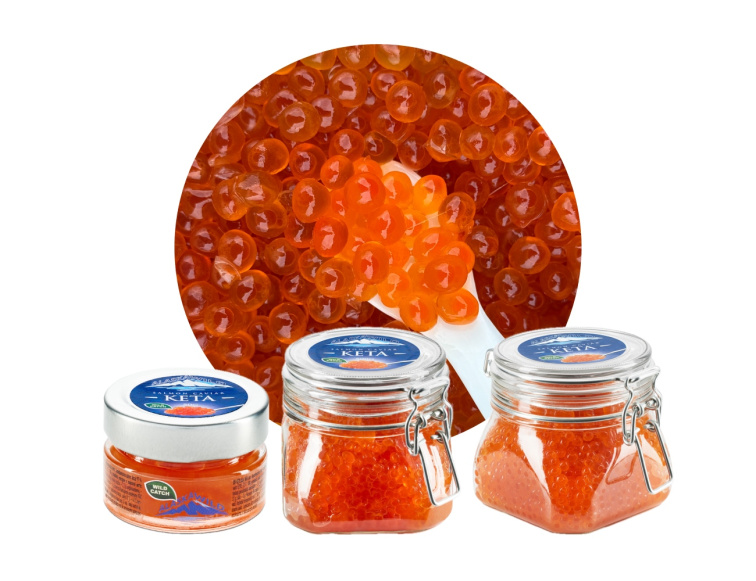 Kaviár z lososa Keta, 300g