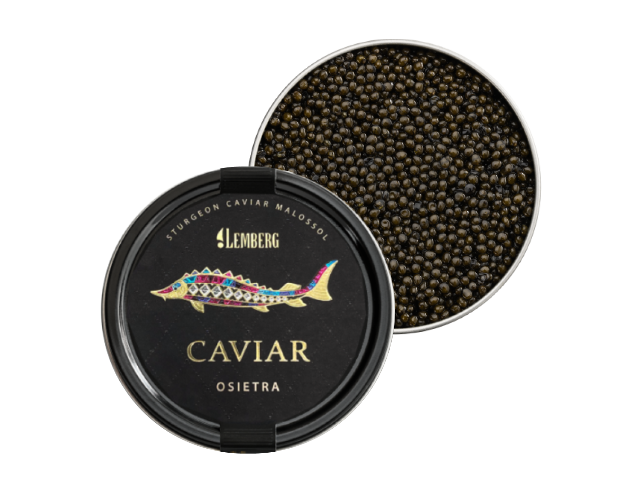 Set jeseterového kaviáru 4×20 g