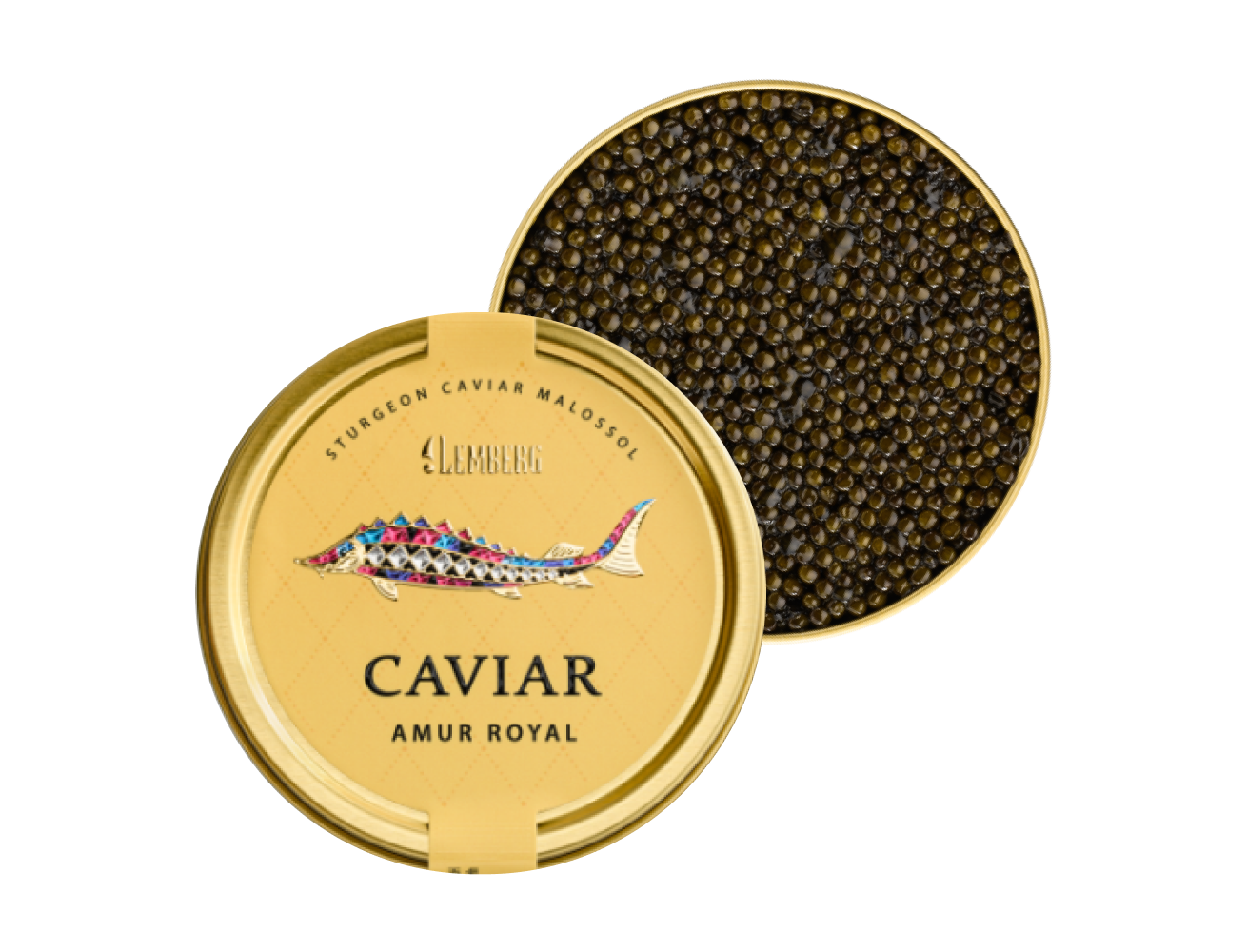 Set jeseterového kaviáru 4×20 g