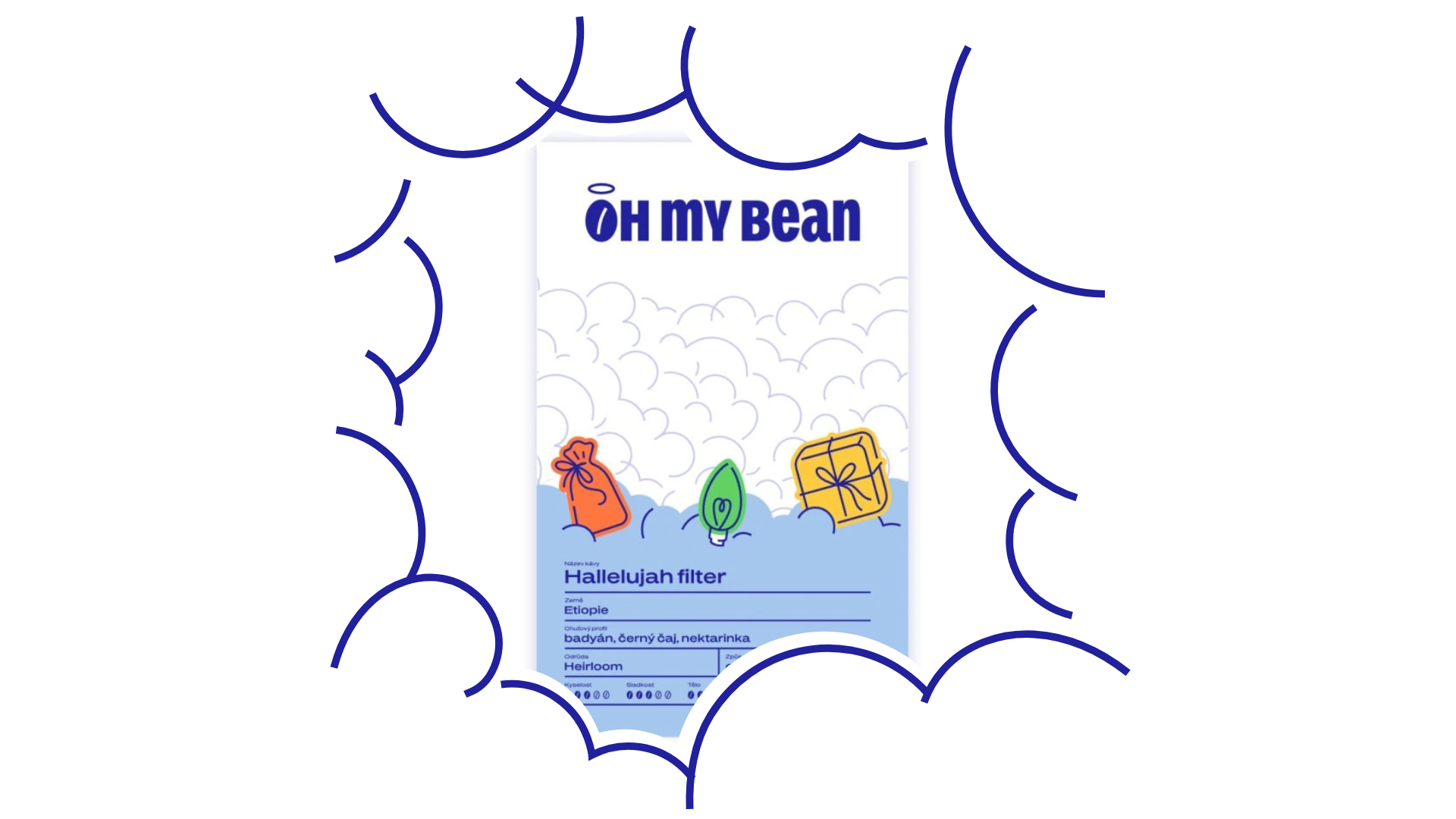 Nebeská vánoční káva Oh My Bean