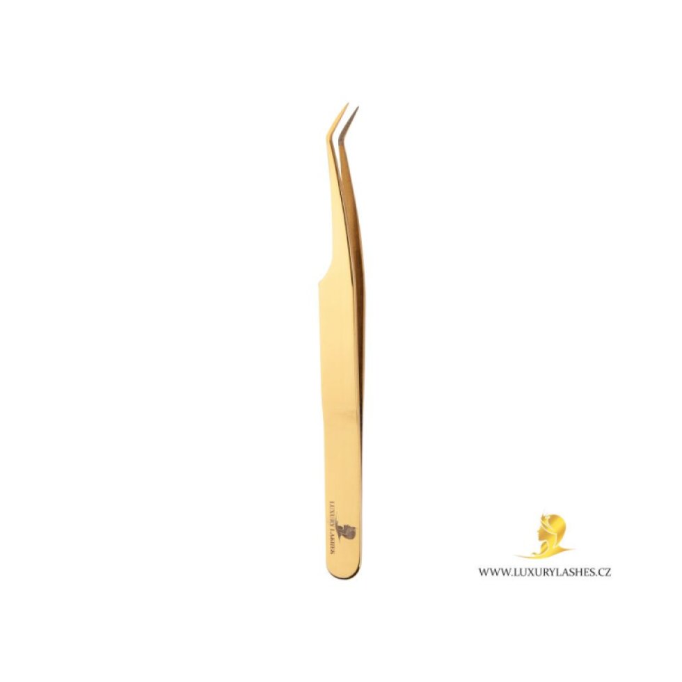 Luxury Lashes Pinzeta č.1 TITANIUM Broušená