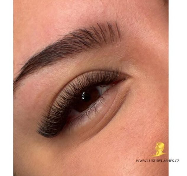 Luxury Lashes 5D Řasy Premium sypaná v Hotovém Vějířku 1 000 ks
