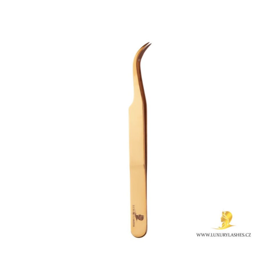 Luxury Lashes Pinzeta č.3 TITANIUM Broušená