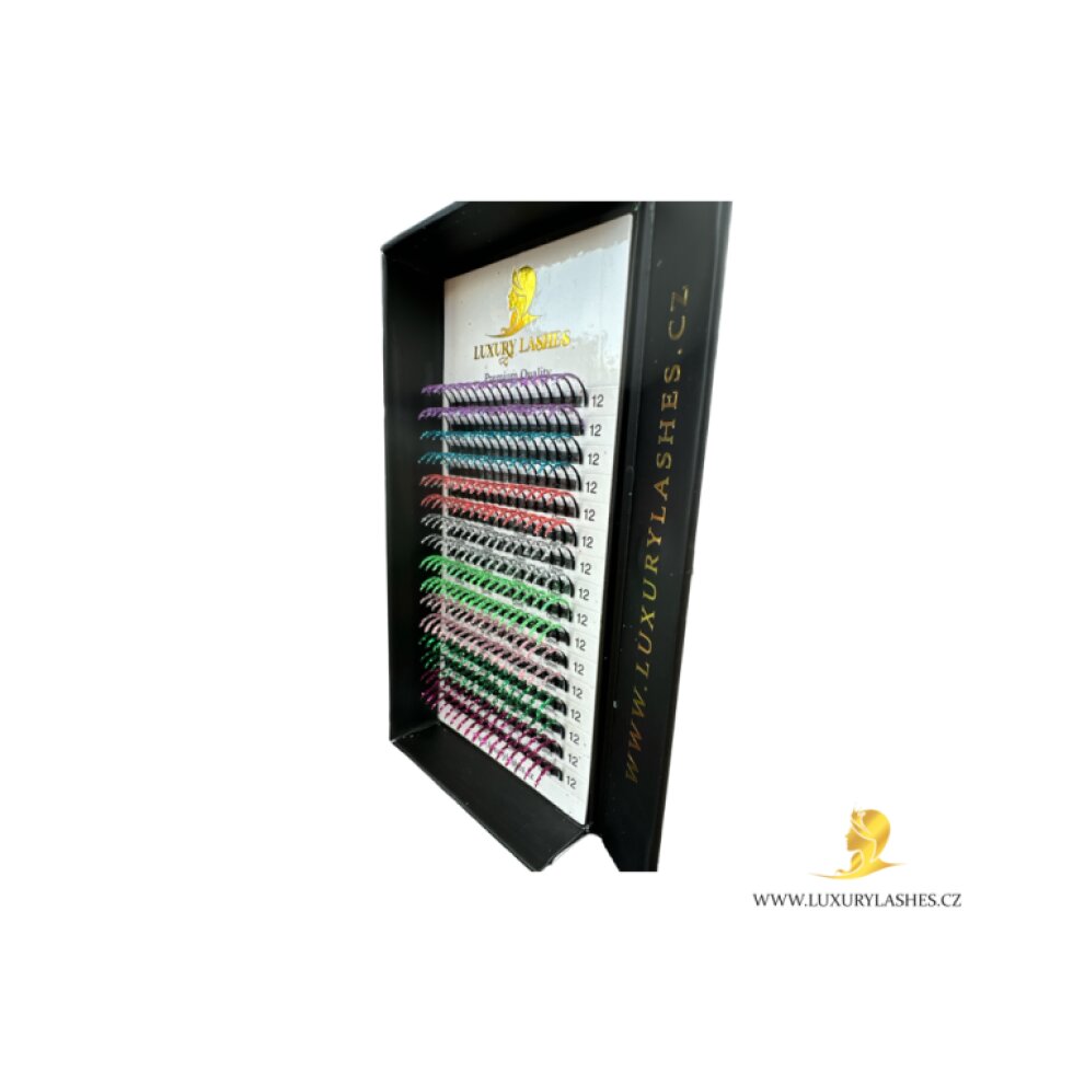 Luxury Lashes SPIKES MIX COLOR – GLITTER