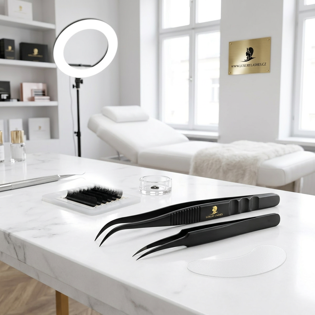 Luxury Lashes Pinzeta č.9 NANO Broušená