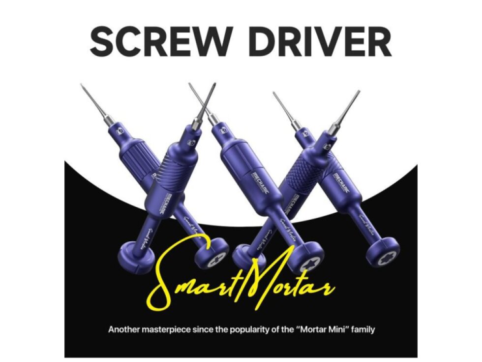 MECHANIC Smart Mortar S2 – sada 5 presných magnet. skrutkovačov