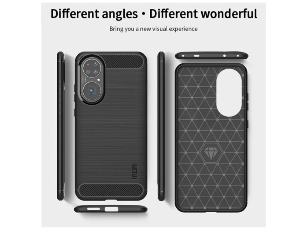 Kryt Huawei P50 Pro MOFI karbónový čierny