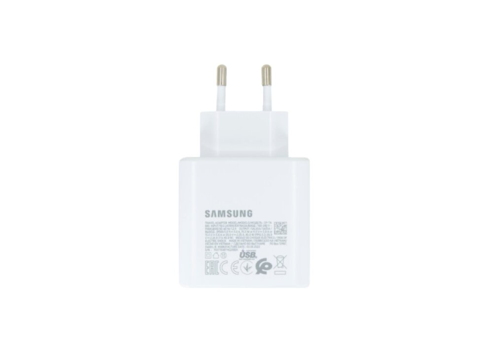 45W Cestovná rýchlonabíjačka Samsung EP-TA845EWE (USB-C) - White (biela)