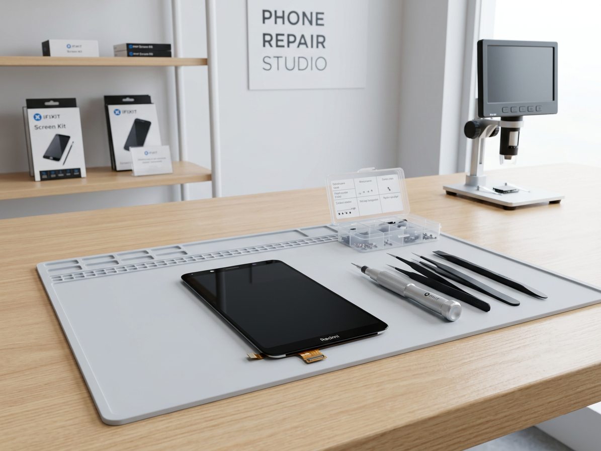 LCD Displej + Dotykové sklo Xiaomi Redmi 7A čierna farba