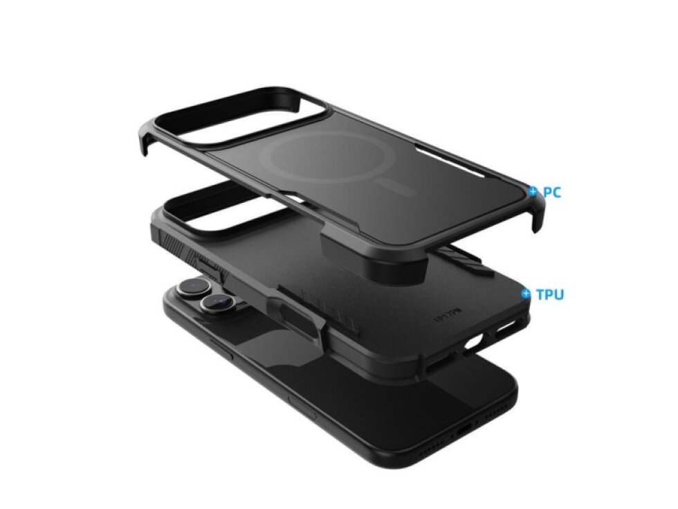 Kryt iPhone 17 Pro MagSafe Shockproof matný čierny
