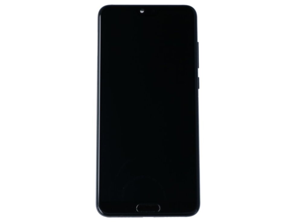 LCD displej a dotyková plocha s rámom Huawei P20 Pro čierna farba