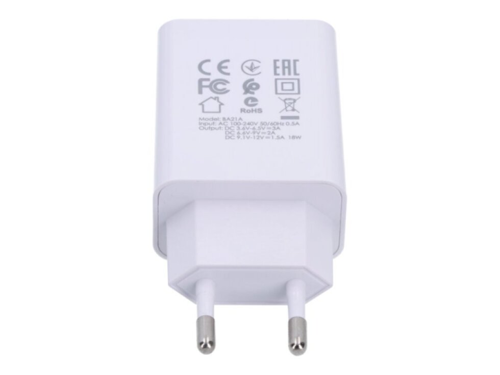 BOROFONE 18W BA21A USB QC3.0 rýchlonabíjačka + micronabíjací kábel BX17 biela farba