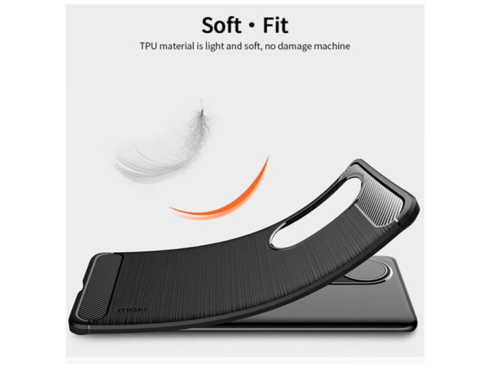 Kryt Huawei P50 Pro MOFI karbónový čierny
