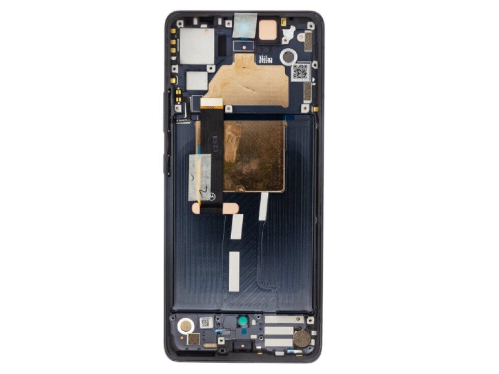 LCD Displej + Dotykové sklo + rám Motorola Edge 30 Fusion čierna farba