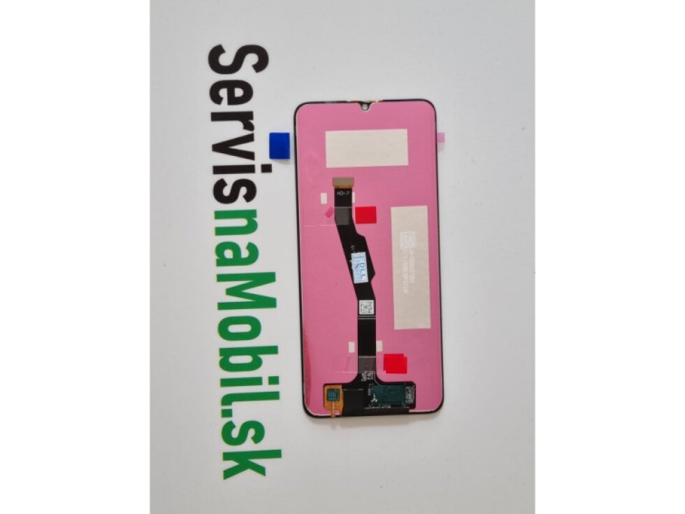 LCD Displej + Dotykové sklo Huawei Y6p - Originál Service pack Čierna farba