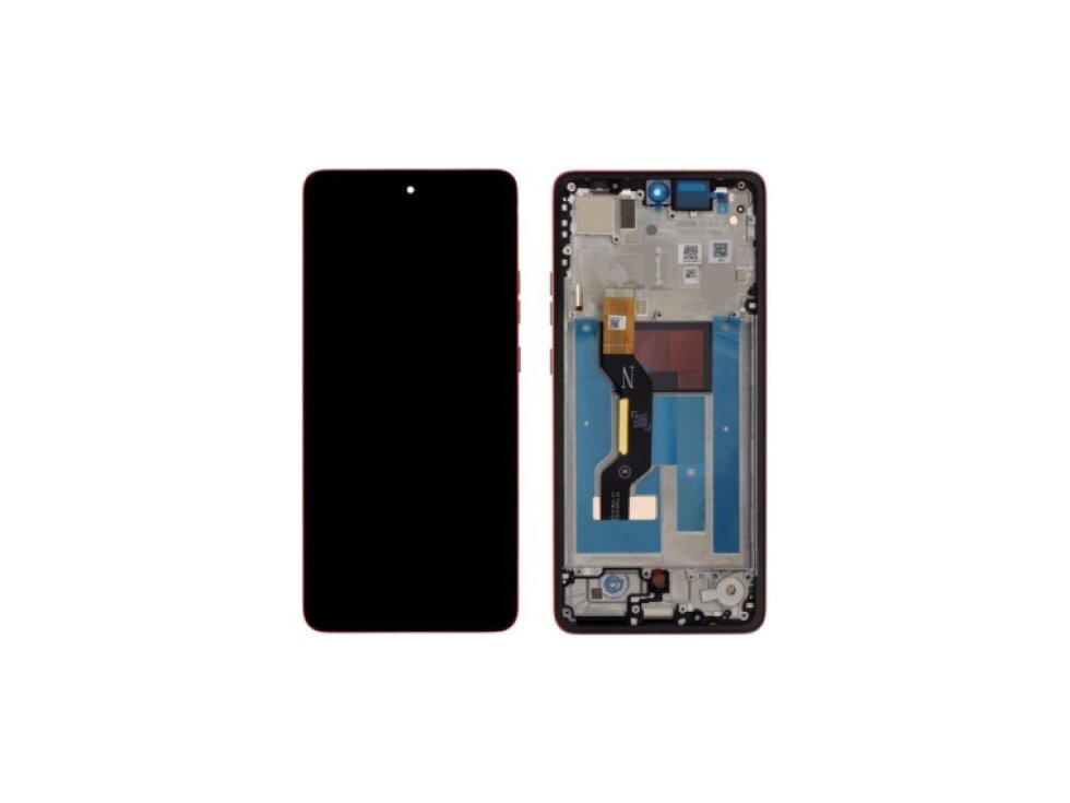 Originálny LCD displej + Dotykové sklo + Rám pre Motorola Moto G86 Power 5G (Service Pack) – Black