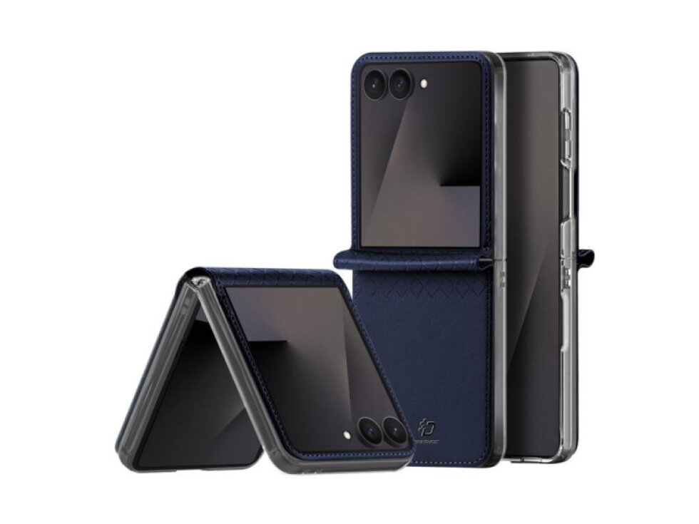 DUX DUCIS Bril puzdro Samsung Galaxy Z Flip8 5G – modré