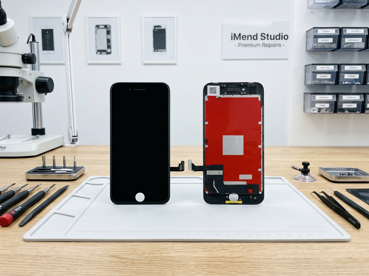 LCD Displej + Dotykové sklo Apple iPhone 8 Originál Čierna farba