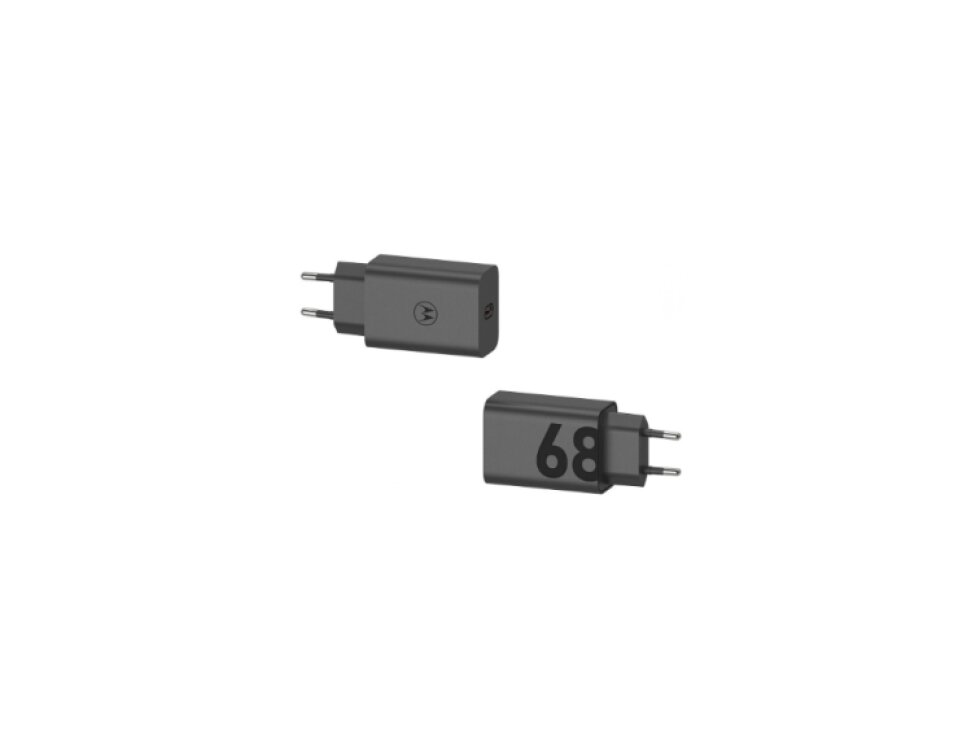 68W TurboPower nabíjačka MOTOROLA USB- C čierna farba