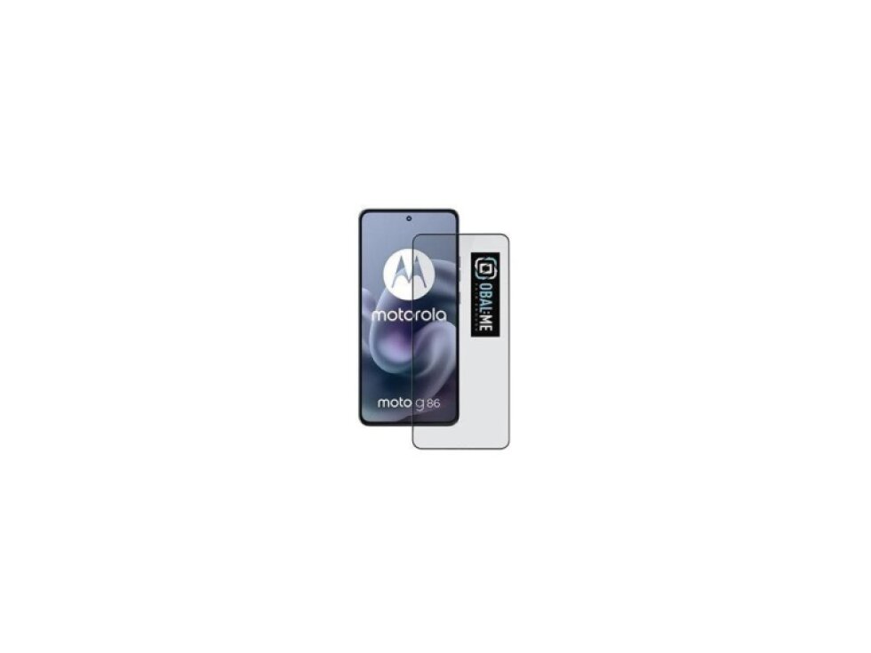 5D Ochranné tvrdené sklo pre Motorola Moto G86 / G86 Power – Black (Full Glue)