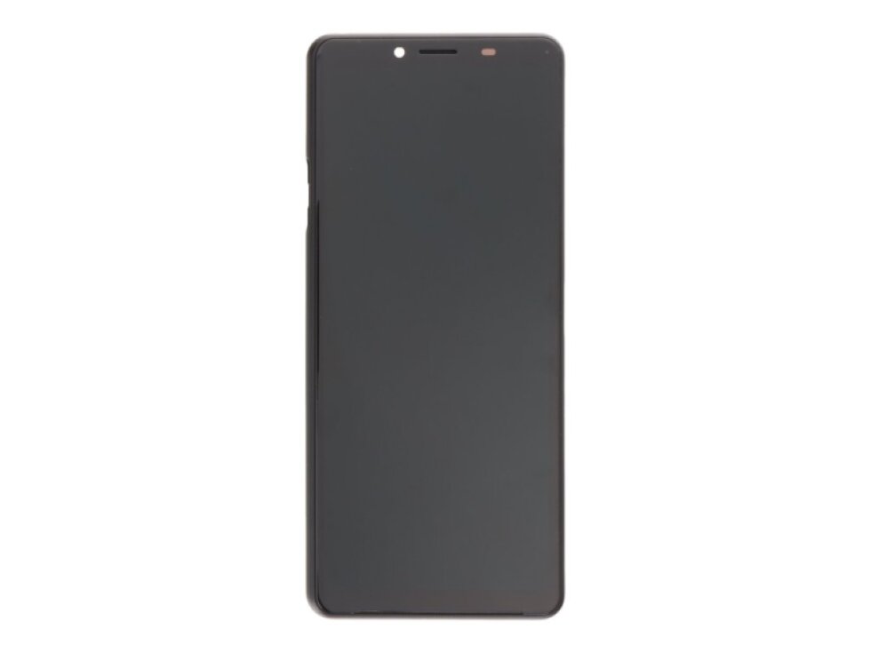 LCD Displej + Dotykové sklo + Rám Sony Xperia 10 II čierna farba - OEM