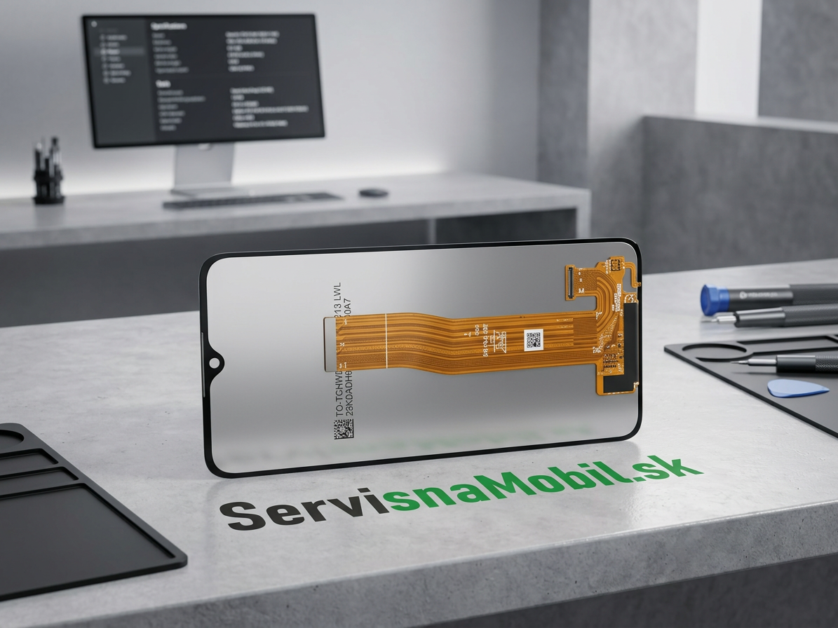 LCD Displej + Dotykové sklo Samsung Galaxy A02 A022 Čierna farba
