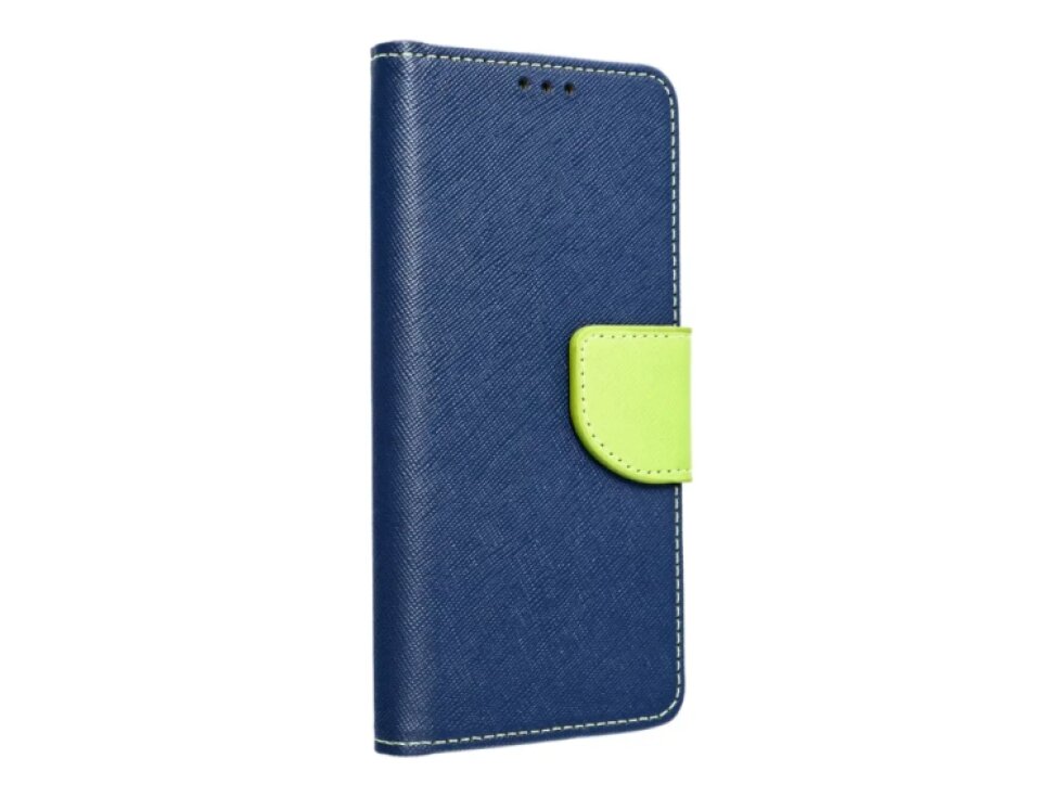 Fancy Book knižkové puzdro Samsung Galaxy A57 5G – tmavomodrá/limetková