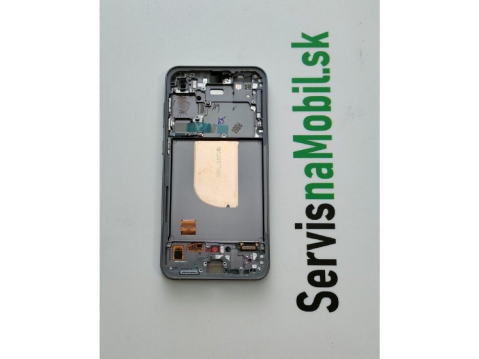 LCD Displej +Dotykové sklo + Rám Samsung Galaxy S23 FE 5G 2023 SM-S711 čierna farba - Originál Service pack