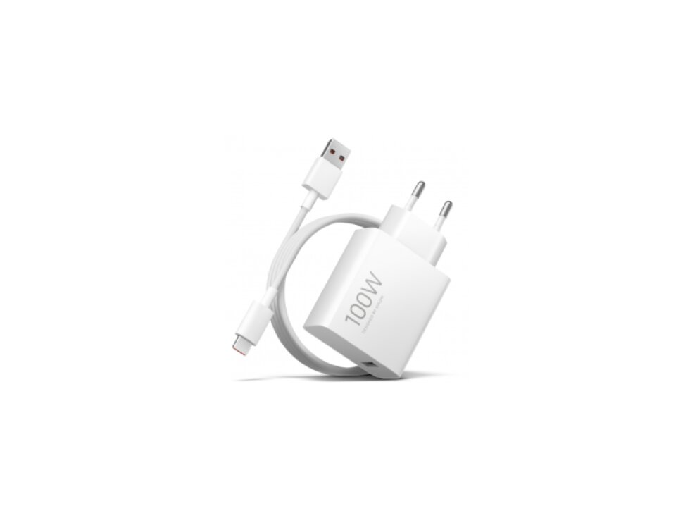 Xiaomi nabíjačka 100W 6,1A + USB-C kábel – biela