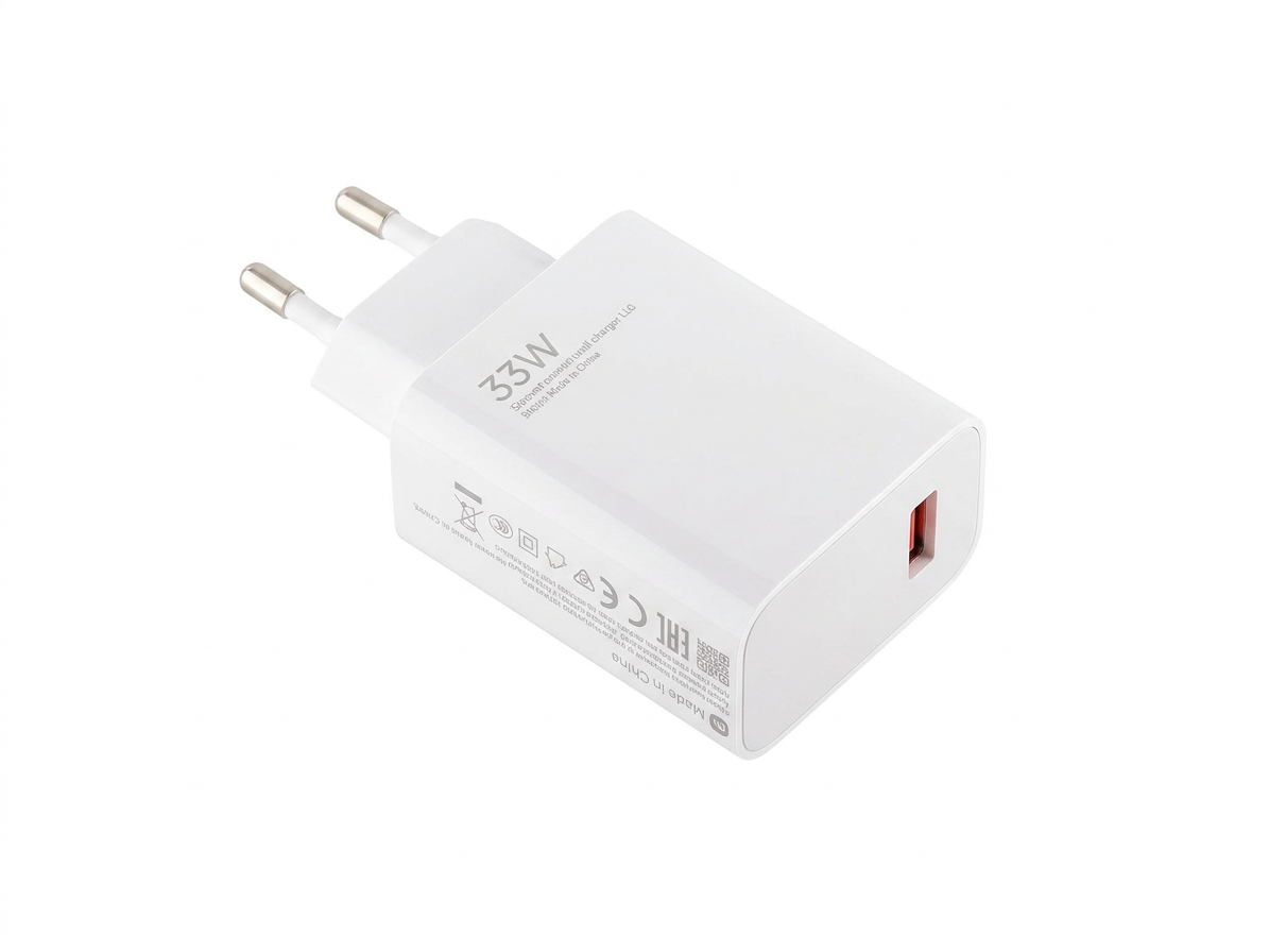 33W Cestovná nabíjačka Xiaomi MDY-11-EZ 3A , USB-A (biela farba) - Originál