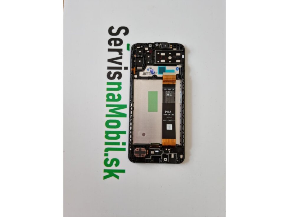LCD Displej + Dotykové sklo + Rám Samsung Galaxy A13 4G A135 Čierna farba - Originál Service Pack