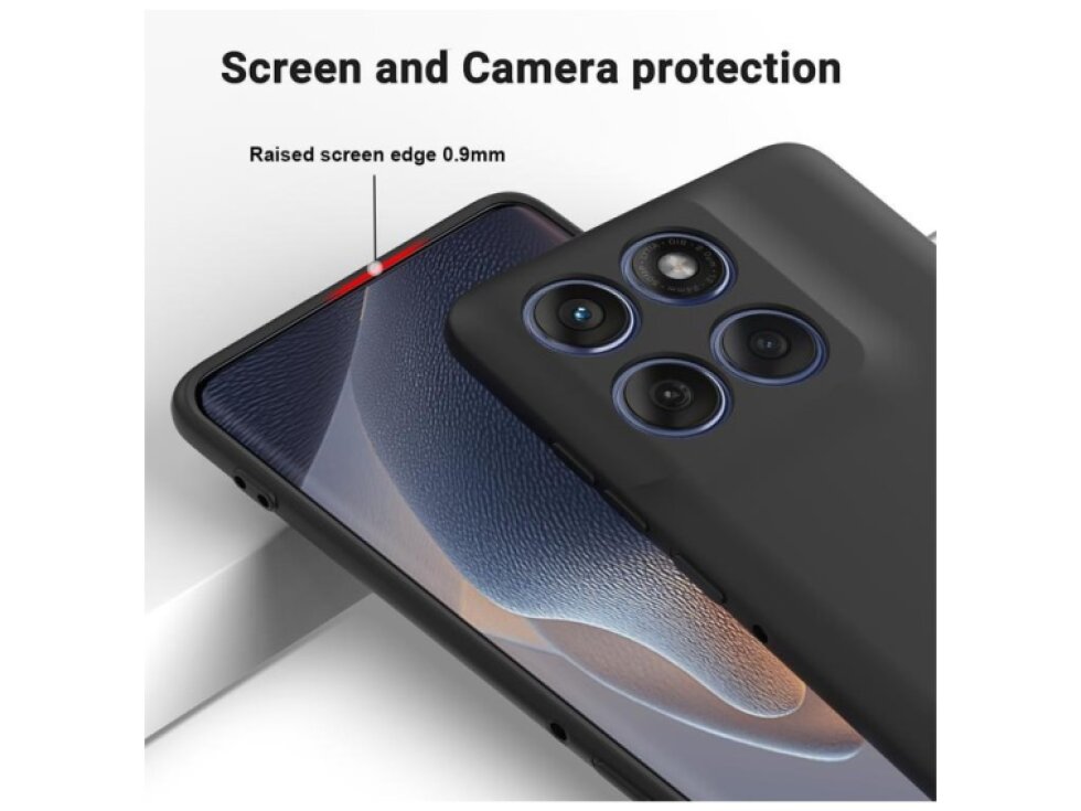 Kryt Motorola Edge 60 Fusion / Edge 60 silikónový čierny