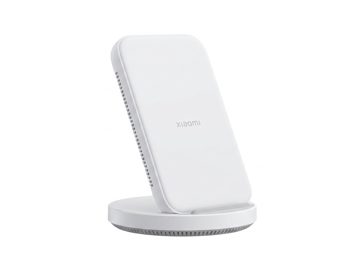 Originálna bezdrôtová nabíjačka Xiaomi 30W s vertikálnym stojanom biela farba