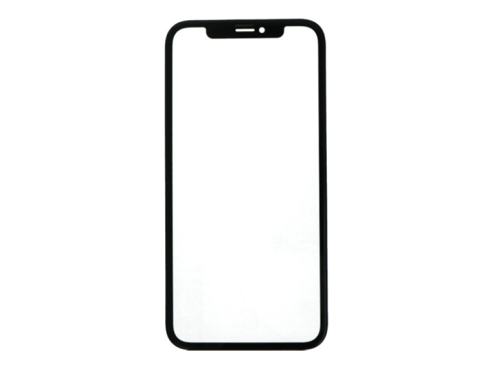 Sklo OCA + Rám iPhone XR Čierna farba