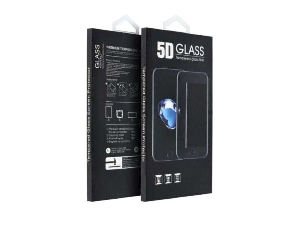 5D Ochranné tvrdené sklo pre Motorola Moto G86 / G86 Power – Black (Full Glue)