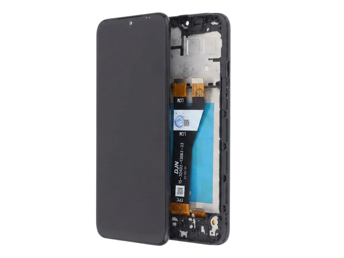 LCD Displej + Dotykové sklo + Rám Samsung Galaxy A14 5G A146P (2023) čierna farba - Originál Service pack