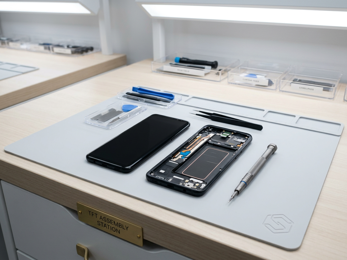 TFT LCD Displej + Dotykové sklo + Rám Samsung Galaxy S8 Plus G955F