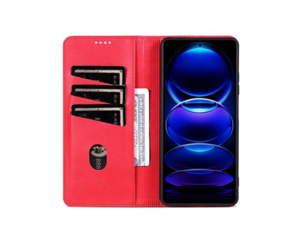 Knižkové puzdro Xiaomi Redmi 15C 4G / 5G / Poco C85 AZNS ružovo-červené