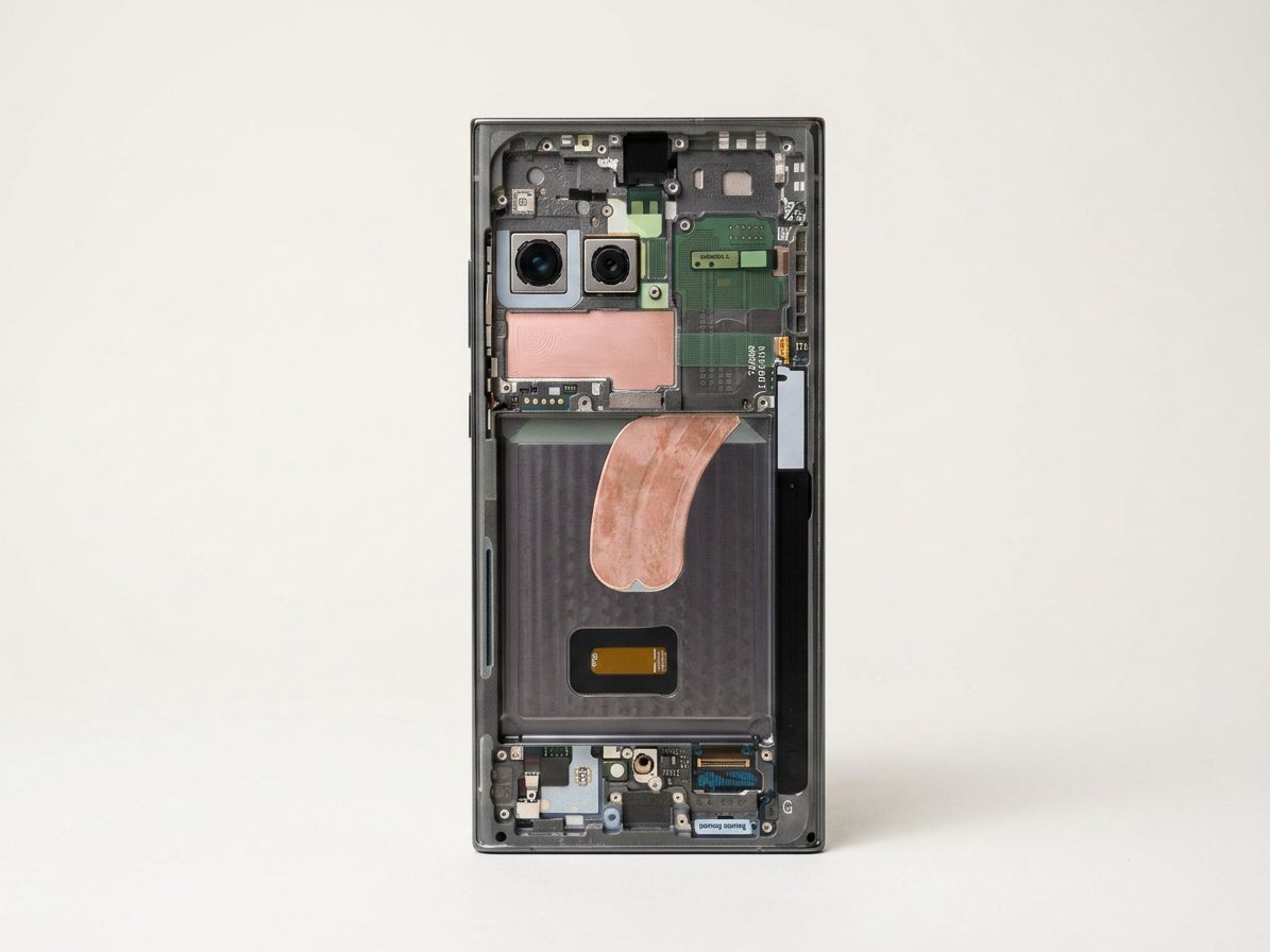 LCD Displej + Dotykové sklo + Rám Samsung Galaxy S23 Ultra 5G (2023) zelená farba - Originál Service pack REPASOVANÝ