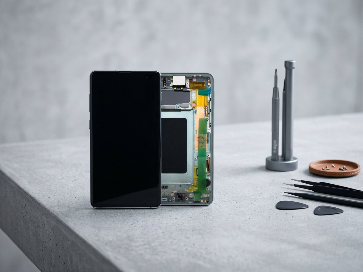 LCD displej a dotyková plocha Samsung S10 Plus G975 zelený