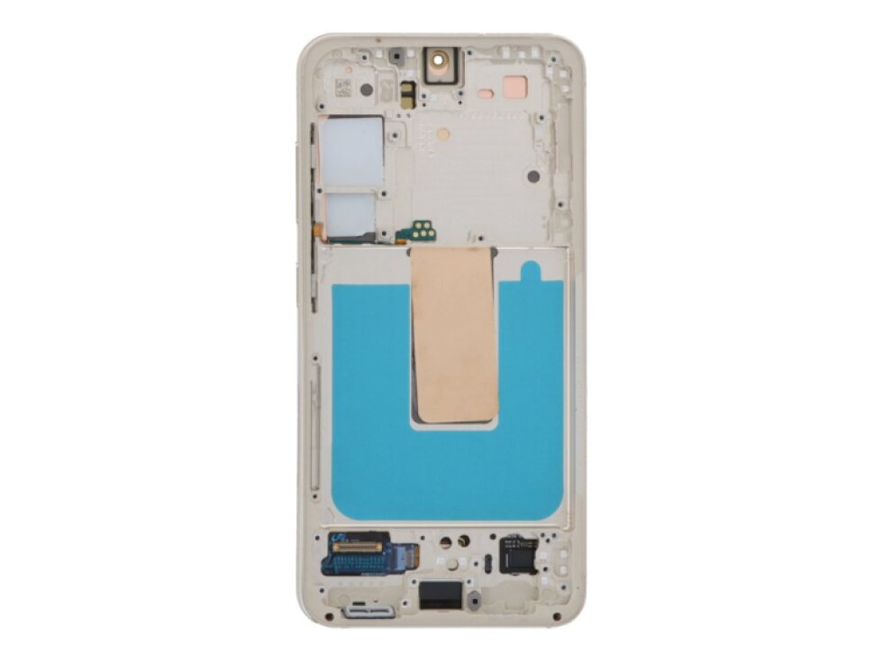 LCD Displej + Dotykové sklo + Rám Samsung Galaxy S23 5G (2023) LIME/LIGHT GREEN - Originál Service Pack
