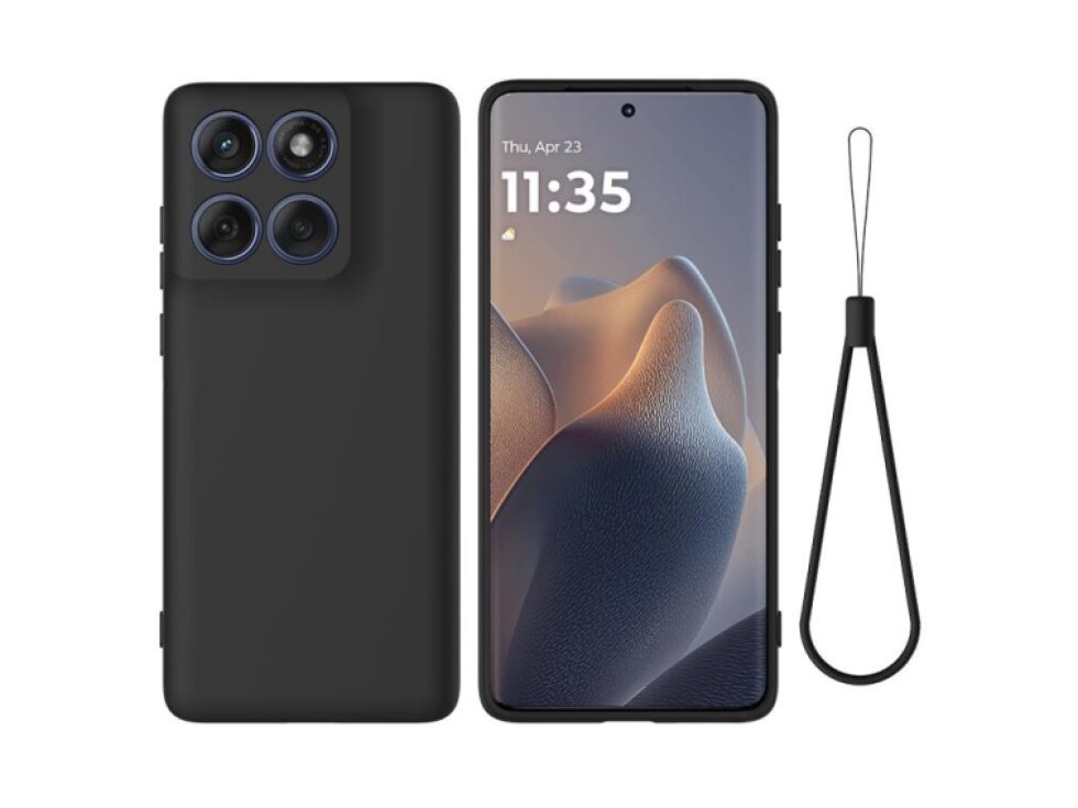 Kryt Motorola Edge 60 Fusion / Edge 60 silikónový čierny