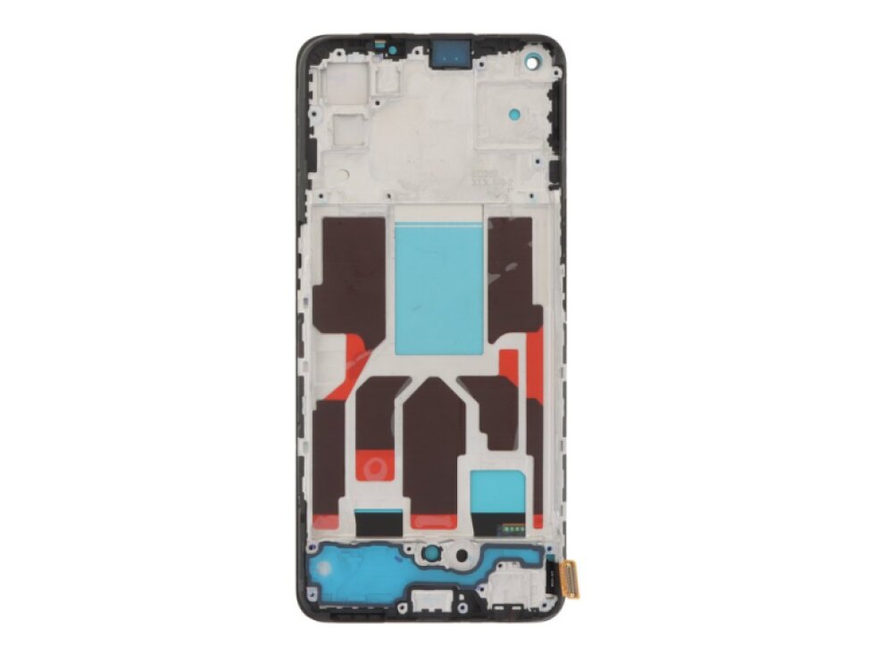 LCD Displej + Dotykové sklo s rámom pre Oppo Reno5 5G / Find X3 Lite TFT čierna