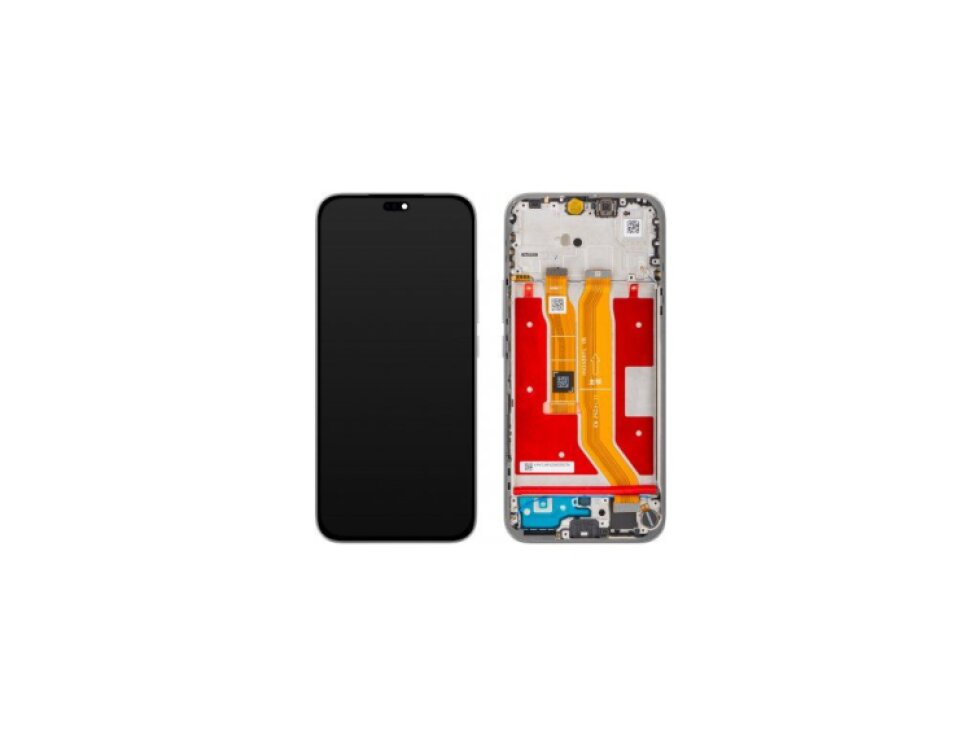 LCD Displej + Dotykové sklo + Rám Honor 400 Lite Velvet Grey - Service pack